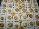 50 Antique Buttons Civil War Era 2 Hole Underwear Bone Reenactment Buttons photo 2