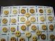 50 Antique Buttons Civil War Era 2 Hole Underwear Bone Reenactment Buttons photo 3