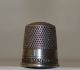 Antique,  Circa 1884 - 1928,  Waite,  Thresher Sterling Silver Sewing Thimble,  Size 9 Thimbles photo 1