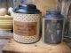 Small Antique Crock W Tin Lid Prairie Oats Primitives photo 7