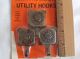 Nos Vintage Magnetic Utility Hook Flowers 1978 Hooks & Brackets photo 3