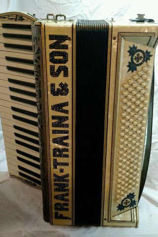 Accordion Very - Rare Antique Colombo Personalized Made Usa (no - Reserve) photo