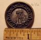 Victorian Brass Cloak Button Medieval Castle Turret Tower One & 1/8th 