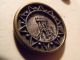 Victorian Brass Cloak Button Medieval Castle Turret Tower One & 1/8th 