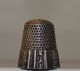 Antique,  Circa 1884 - 1928 Waite,  Thresher Sterling Silver,  Thimble,  Sewing Size 8 Thimbles photo 3