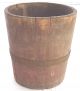Antique/vtg Wood Double Grain Measure W/orginal Red Paint Primitives photo 2