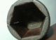 Antique Primitive Wood Butter Mold Barrel Hexagon Ornate Farm Americana Rare Vtg Primitives photo 8