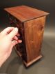 Primitive Antique Style Wood Apothecary Spice Chest Cabinet 14 Drawers 1900-1950 photo 5