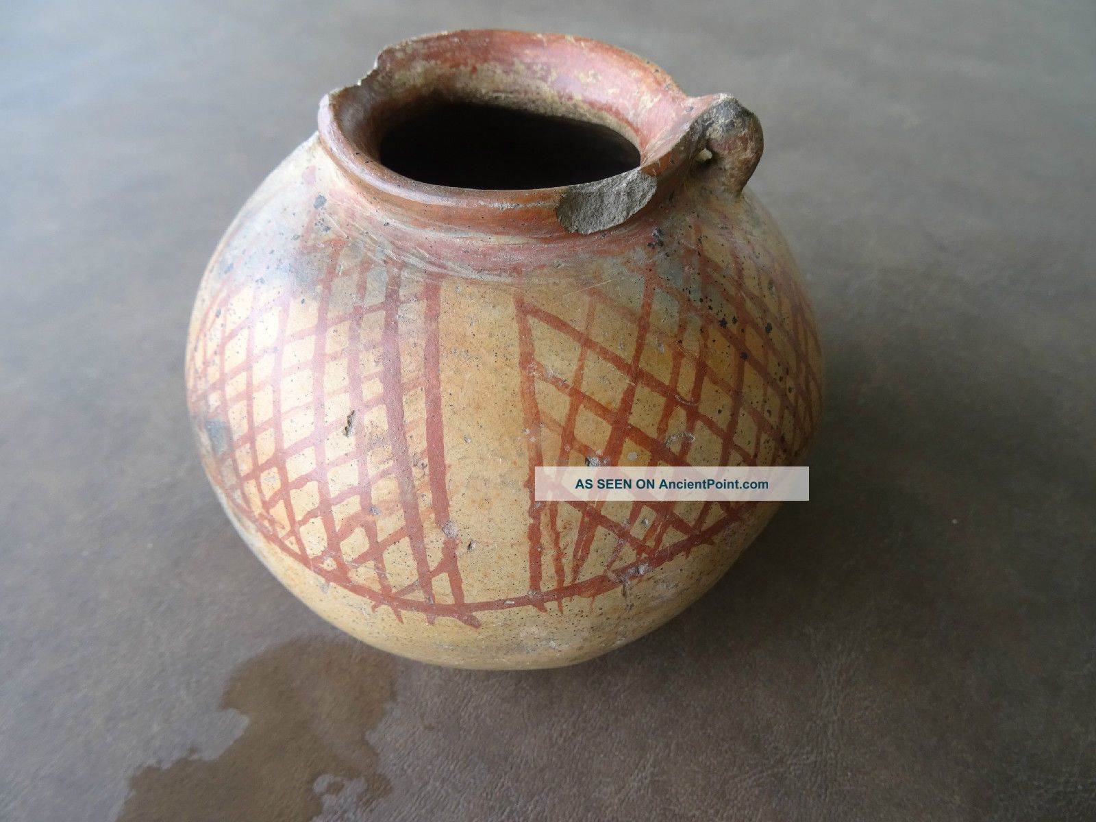 Fine Pre Columbian Polychrome Bowl/pot Or Urn.  Early & The Americas photo