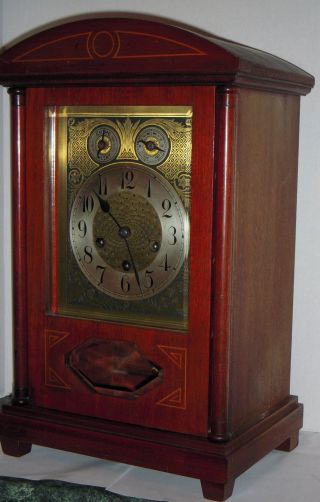 Fine Antique Junghans Westminster Chime Bracket Clock B11 8 Day Germany photo