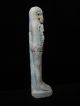 Zurqieh - Ancient Egypt,  Inscribed With Hieroglephs,  Faience Shabti Egyptian photo 3