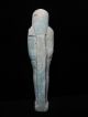Zurqieh - Ancient Egypt,  Inscribed With Hieroglephs,  Faience Shabti Egyptian photo 4