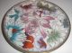 Cloisonne Dish 12.  5 Cm Diameter Bird With Flowers Other Japanese Antiques photo 1