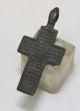 Ancient Bronze Cross,  16th Century.  Full Relic. Other Antiquities photo 3