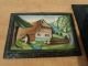 Antique Black Forest Wooden 3d Picture Nature Scene - Carved Figures photo 4