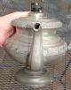 Antique American Pewter Embossed Teapot,  Probably Armitages & Standish, Metalware photo 3