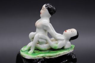 Exquisite Chinese Porcelain Statue People Porcelain Plastic photo