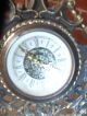 Antique Clock Metal Brass Mantle Clock Windup Rear German Value Clocks photo 3