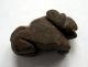 C.  400 B.  C Ancient Egypt Late Ptolemaic Period Steatite Lion Amulet Pendant Egyptian photo 4