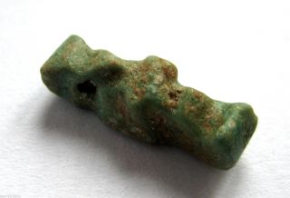 Circa.  550 B.  C Large Ancient Egypt Late Period Faiance Isis Amulet Pendant.  Vf photo