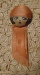 C.  1920 ' S Antique Garter Button - Flapper With Peach Silk Turban Buttons photo 2