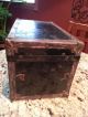 Vintage Black Small Child Doll Metal Covered Steamer Trunk Chest W/insert Tray 1900-1950 photo 2