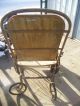 Vintage Antique Wooden Wheel Chair,  Yard Art,  Holloweenn Unknown photo 4