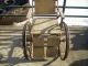 Vintage Antique Wooden Wheel Chair,  Yard Art,  Holloweenn Unknown photo 6