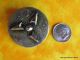 1428 – Large Brass Triad Engraved Button Embellished W Cut Steels Buttons photo 2