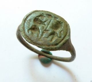 Ancient Medieval Seal - Ring (z226). photo
