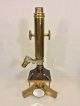 R & J Beck Microscope And Case Brass Economic Model 1870s Serial 16717 London Microscopes & Lab Equipment photo 11