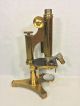 R & J Beck Microscope And Case Brass Economic Model 1870s Serial 16717 London Microscopes & Lab Equipment photo 2