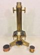 R & J Beck Microscope And Case Brass Economic Model 1870s Serial 16717 London Microscopes & Lab Equipment photo 3
