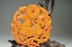 Ingenious Chinese Old Jade Hand Carved Jade Tablets - Horse A4 Necklaces & Pendants photo 1