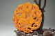 Ingenious Chinese Old Jade Hand Carved Jade Tablets - Horse A4 Necklaces & Pendants photo 2