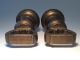 (2) Valmazan Sarreid Brass Bell Scale Weight• 6 Lbs 12 Oz• 6 Lbs 10 Oz• Spain Scales photo 4