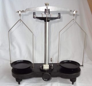 Vintage Analytical Balance Scale 10 To 200 Grams Sn: 191 photo