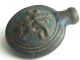 16th 17th ? Century Clay Ceramic Bottle Devil Gilded Painted Very Weird Unusual British photo 6