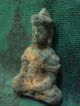 Buddha Khmer Statue Angkor Cambodia Antique Bronze Thai Buddhist Amulet Amulets photo 3
