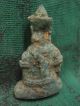 Buddha Khmer Statue Angkor Cambodia Antique Bronze Thai Buddhist Amulet Amulets photo 4