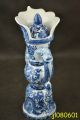 Collectible Blue And White Porcelain Painting Dragon Teapot Qianlong Mark Porcelain photo 3