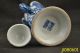 Collectible Blue And White Porcelain Painting Dragon Teapot Qianlong Mark Porcelain photo 5