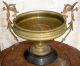 Antique Aesthetic Neoclassical Bronze 19thc Figural Medallion Tazza Compote N/r Metalware photo 8