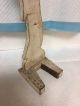 Rare Antique Cast Iron & Wood Art Deco Doorstop Porter Stop - U - Door Batavia Ny Metalware photo 5