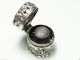 Rare Antique Victorian Webster Sterling Silver Chatelaine Thimble Holder&thimble Other Antique Sewing photo 5