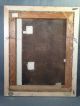 18thc Antique French Girl Portrait Young Child & Butterfly & Flower Oil Painting Primitives photo 9