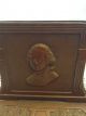 Antique American Cjo Judd George Washington President Cast Iron Statue Bookends Metalware photo 10