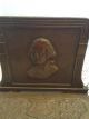 Antique American Cjo Judd George Washington President Cast Iron Statue Bookends Metalware photo 2