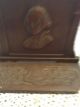 Antique American Cjo Judd George Washington President Cast Iron Statue Bookends Metalware photo 3