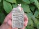 Ancient Egyptian Faience Style Amulet Of A Pharaoh: 4th - 1st Century Bc. Egyptian photo 3